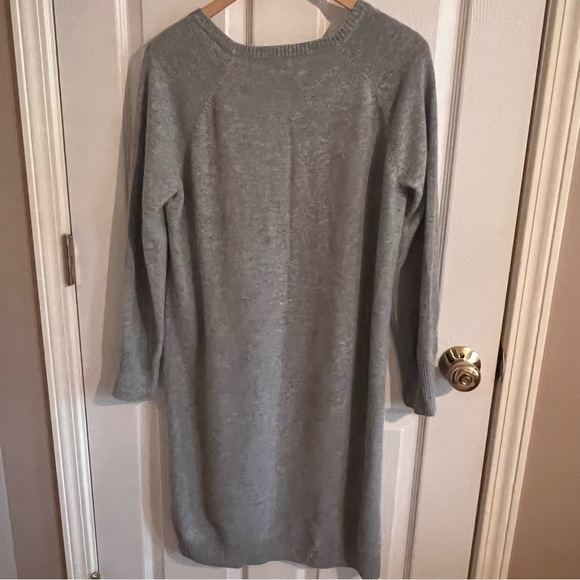 Cashmere Tunic Dress by Pure Collection Grey Sz. M - Picture 3 of 7